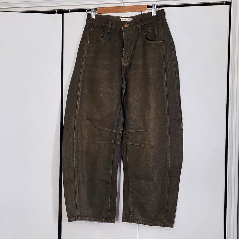 We The Free Dark Barrel Jeans